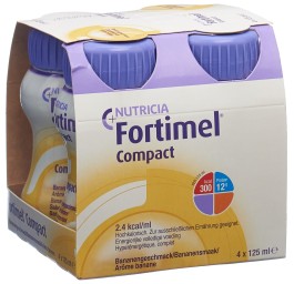 FORTIMEL Compact 2.4 kcal banane 4 fl 125 ml