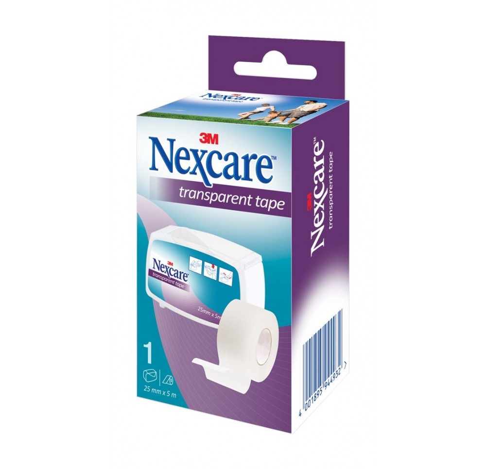 3M NEXCARE Transparent Tape 25mmx5m dist