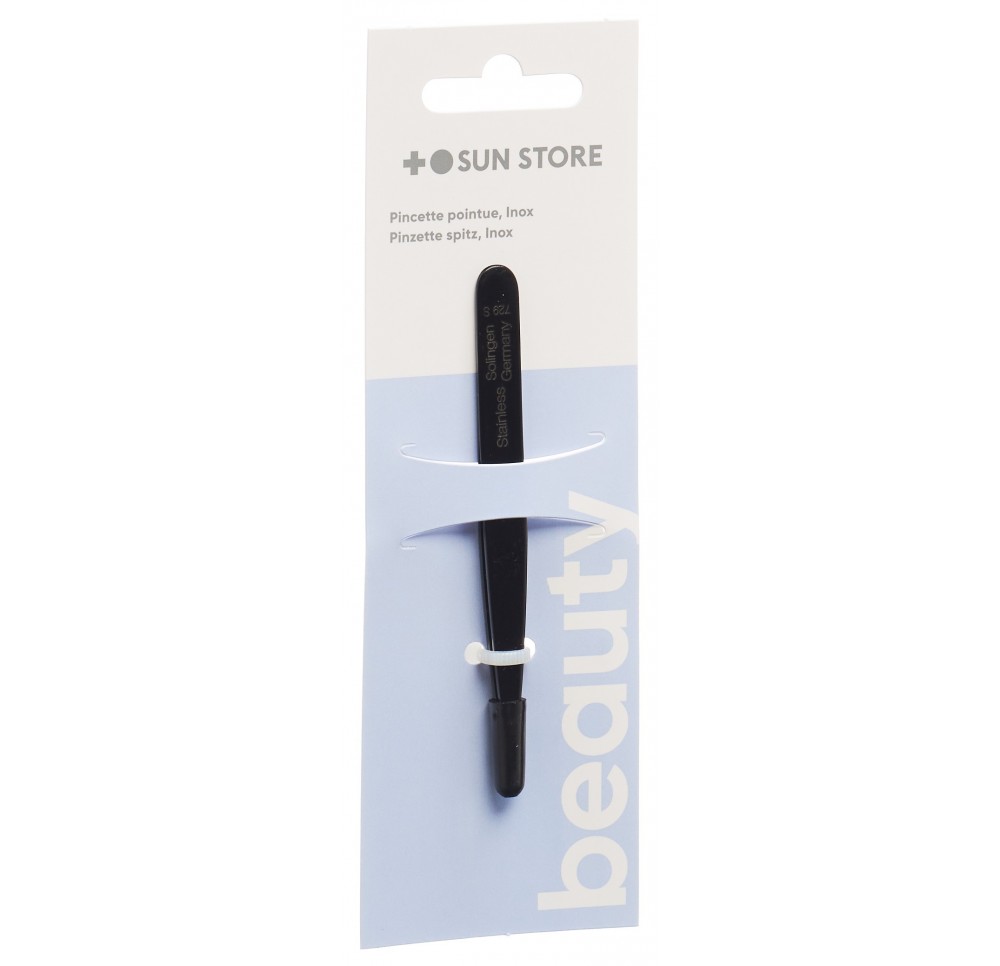 SUN STORE Beauty pincette inox pointue no mat