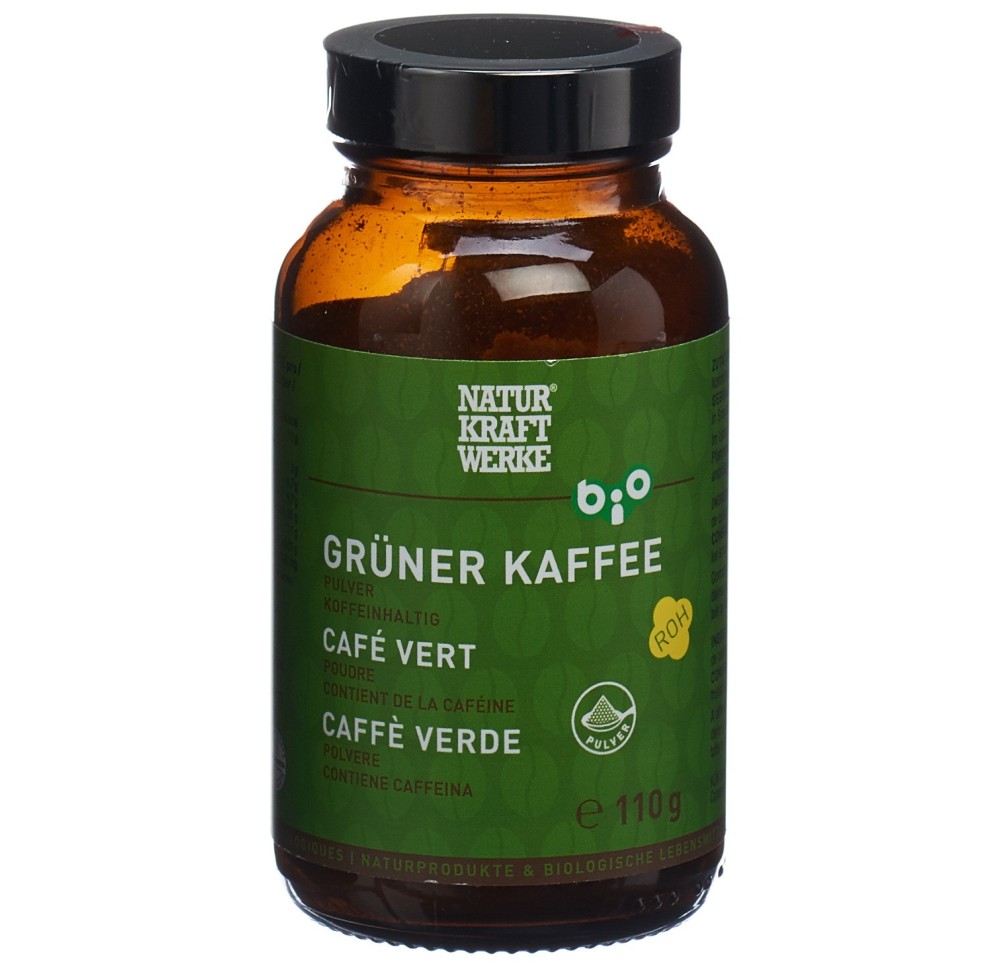 NATURKRAFTWERKE Café vert Poudre bio 110 g NATURKRAFTWERKE Café vert Poudre bio 110 g