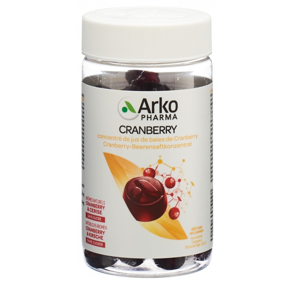 ARKOGUMMIES cranberry bte 60 pce