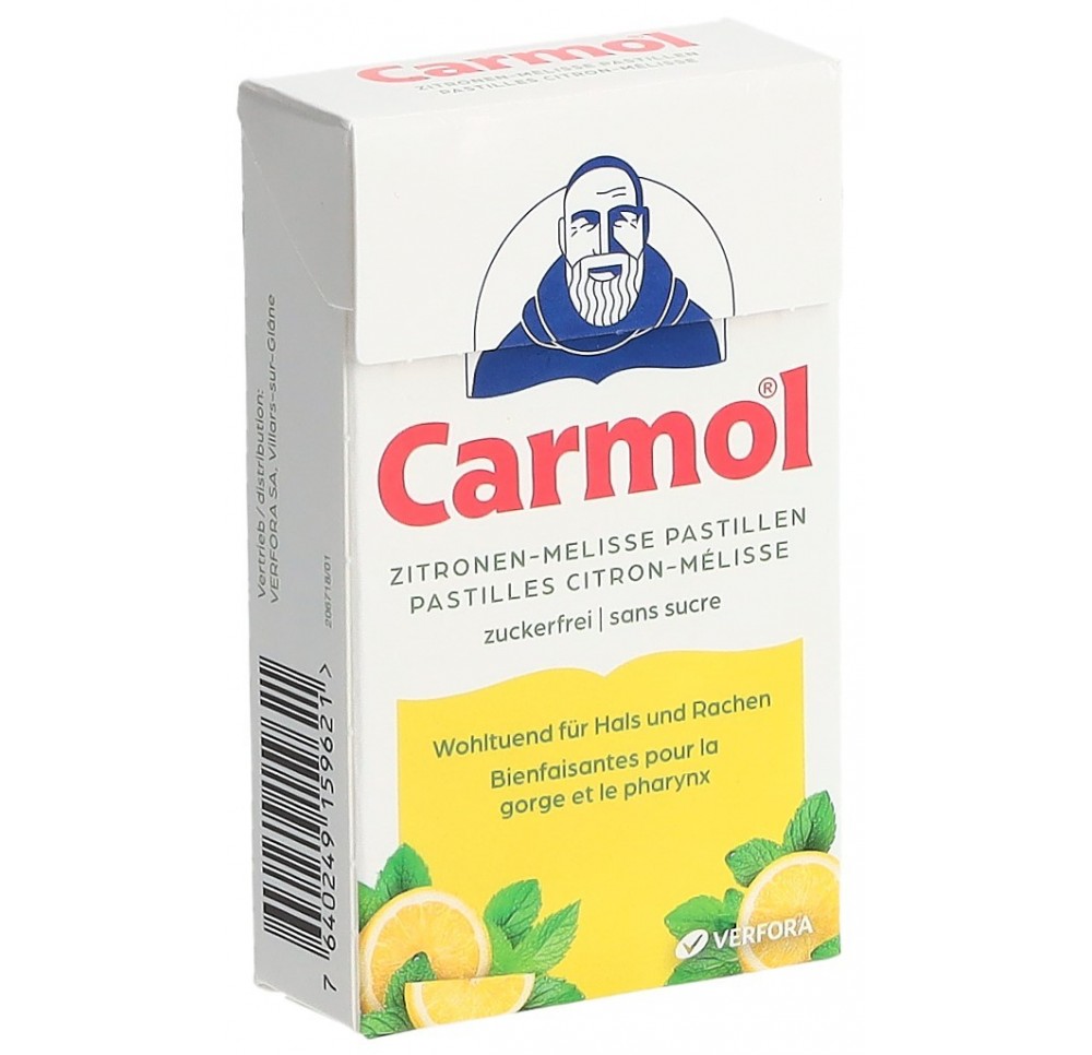 CARMOL pastilles citron-mélisse 45 g