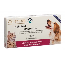 ALINEA test uricontrol anim mais chien chat 5 pce