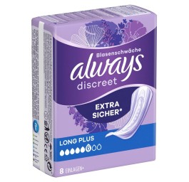 ALWAYS Discreet incontinence Long Plus (n) 8 pce