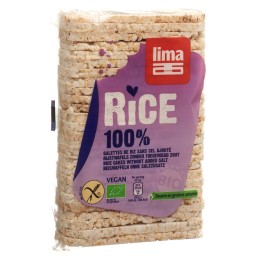 LIMA Galettes de riz fines pauvre en sel 130 g