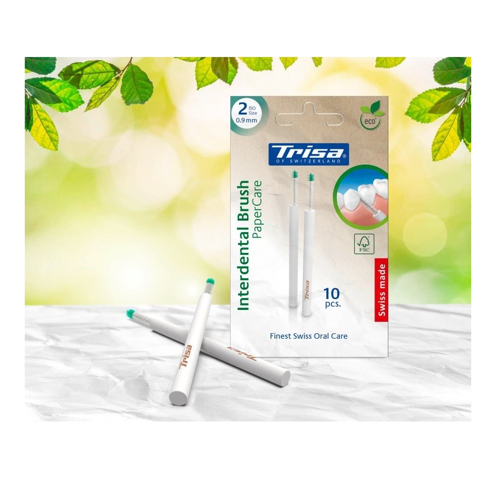 TRISA Interdental Brush PaperCare ISO 2 10 pce