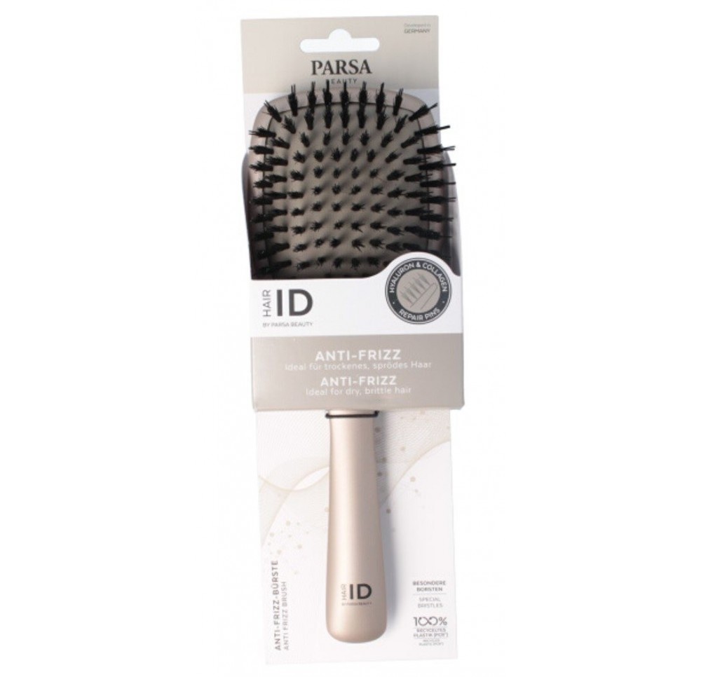 PARSA ID brosse che Paddle anti-frizz beige métall