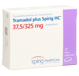 TRAMADOL PLUS Spirig HC 37.5/325mg 20 pce