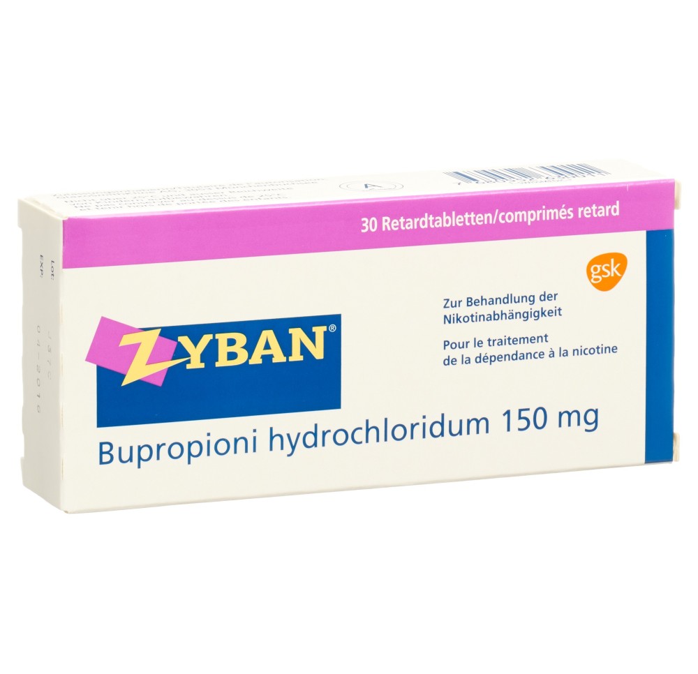 ZYBAN cpr ret 150 mg 30 pce ZYBAN cpr ret 150 mg 30 pce