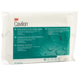 3M CAVILON lingettes soins incontinence 3en1 8 pce