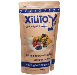 XILITO écorce de bouleau pdr sauvage 400 g