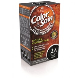 COLOR & SOIN coloration 2A brun azuré 135 ml