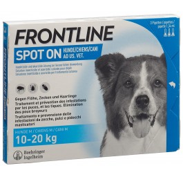 FRONTLINE spot on chien M liste D 3 x 1.34 ml