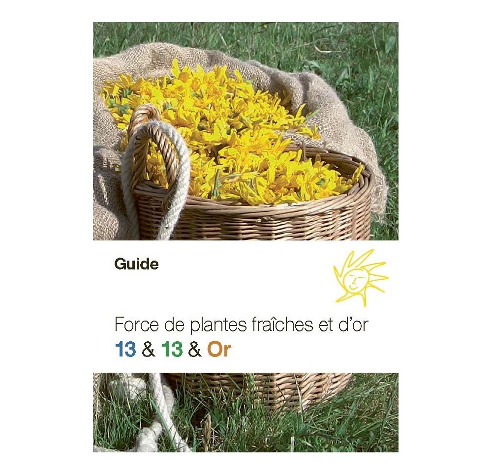 ALPMED Guide Force de plantes fraîche et d'or