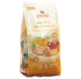 HOLLE Biscotte MINIS pour bébé bio 100 g