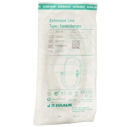 B. BRAUN Extension Heidelb 75cm luer lock
