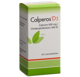 CALPEROS D3 cpr sucer menthe bte 60 pce