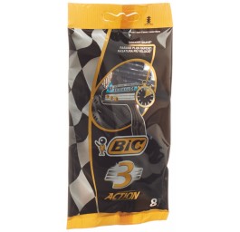 BIC 3 Action rasoir 3-lames pour homme 8 pce