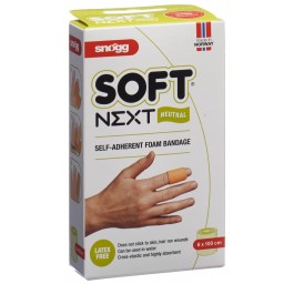 SNÖGG Soft Next pansement 6cmx1m nature