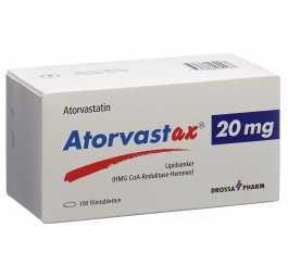 ATORVASTAX cpr pell 20 mg 100 pce