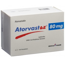 ATORVASTAX cpr pell 80 mg 100 pce