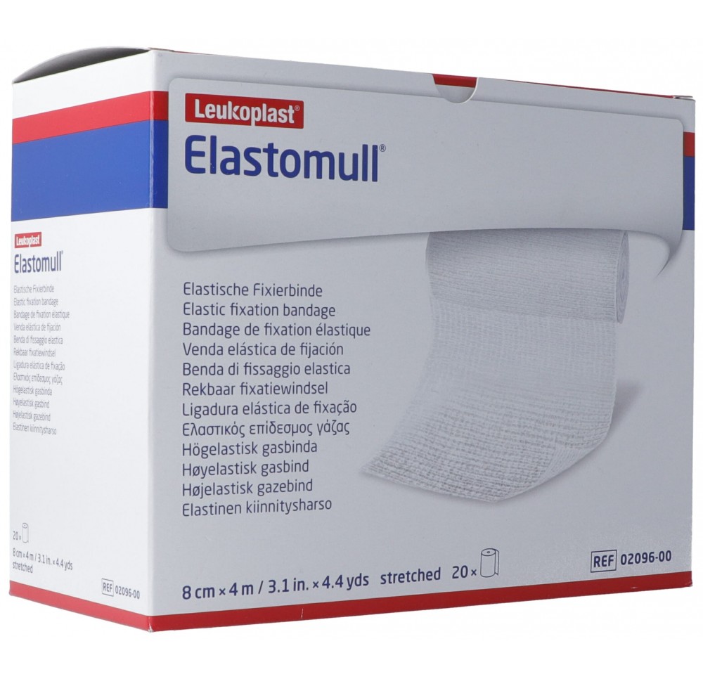 ELASTOMULL bande fix 4mx8cm poly 20 pce