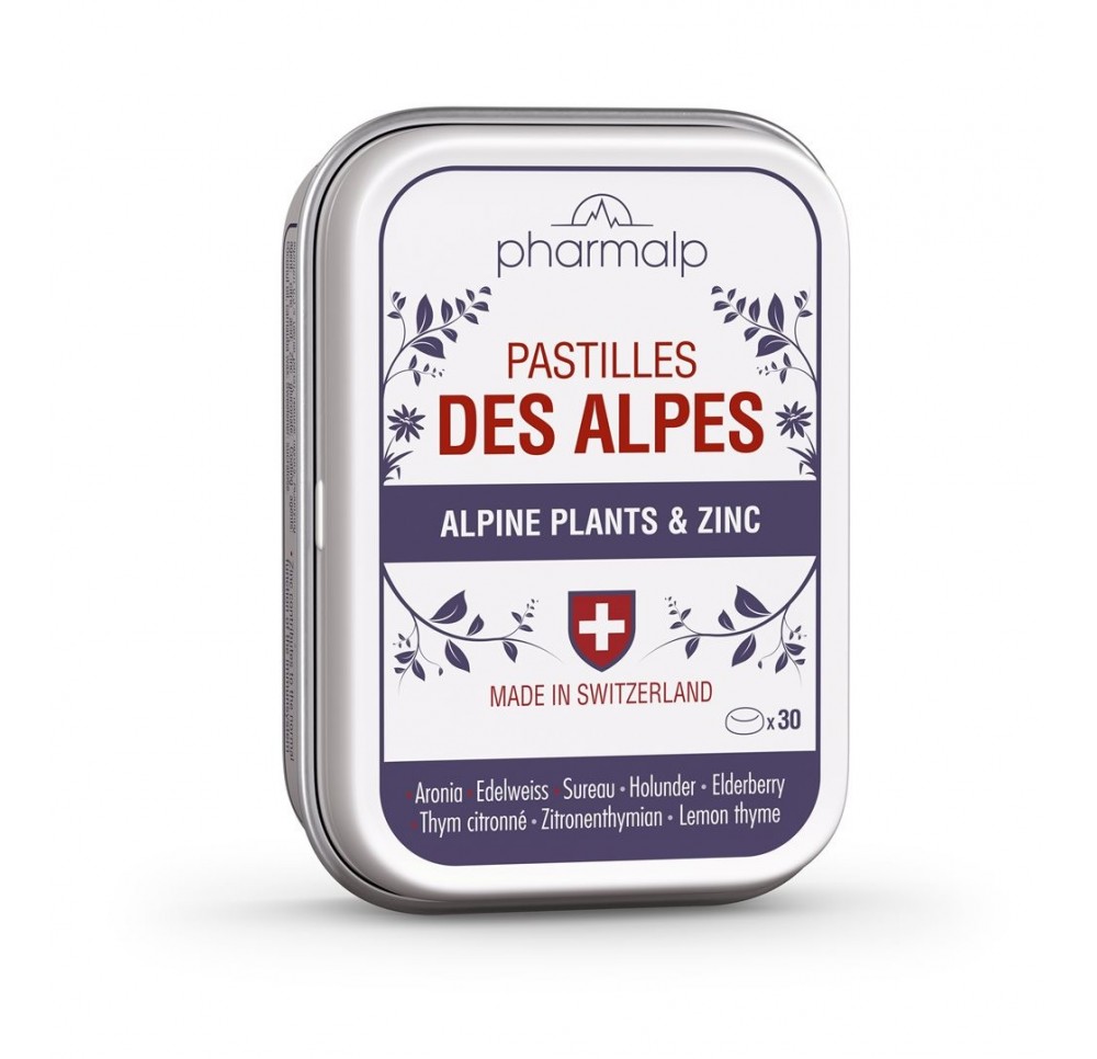 PHARMALP Pastilles des Alpes bte 30 pce