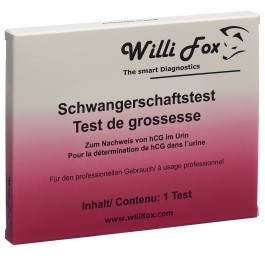 WILLI FOX test de grossesse dans l'urine