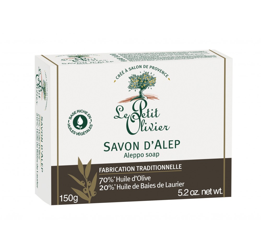 LE PETIT OLIVIER savon d'Alep 150 g