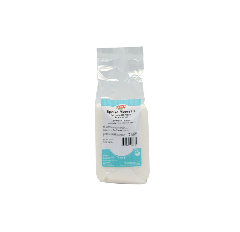 MORGA sel de marine gros sach 750 g MORGA sel de marine gros sach 750 g