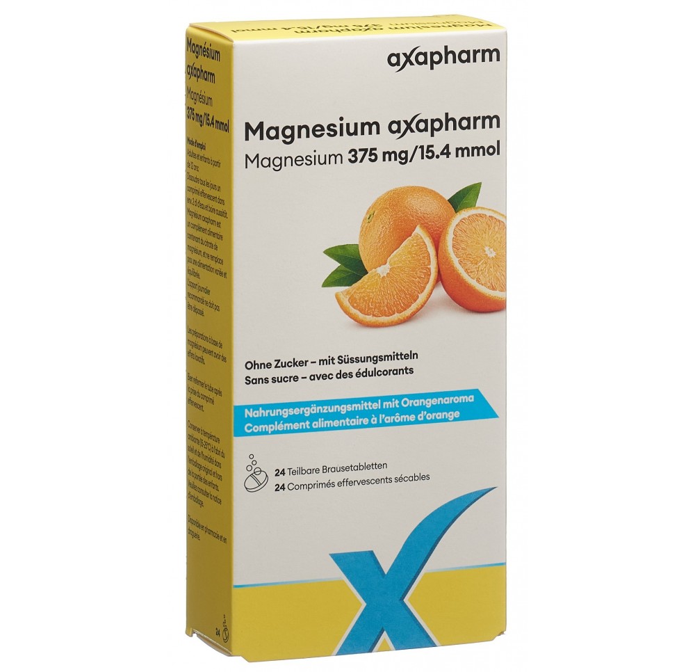 MAGNESIUM AXAPHARM cpr eff 375 mg 24 pce