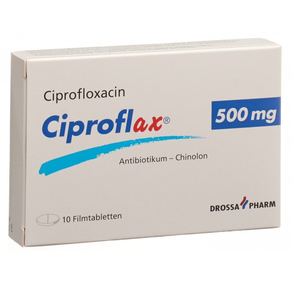 CIPROFLAX cpr pell 500 mg 10 pce