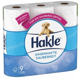 HAKLE papier toilette prop magnifiq bla FSC 9 pce