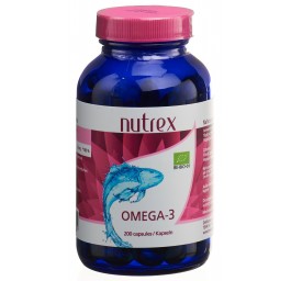 NUTREX Omega 3 huile poiss caps 500 mg bio 200 pce