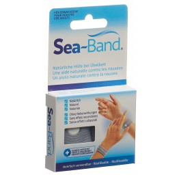 SEA-BAND bracelet acupression adulte gris 1 paire