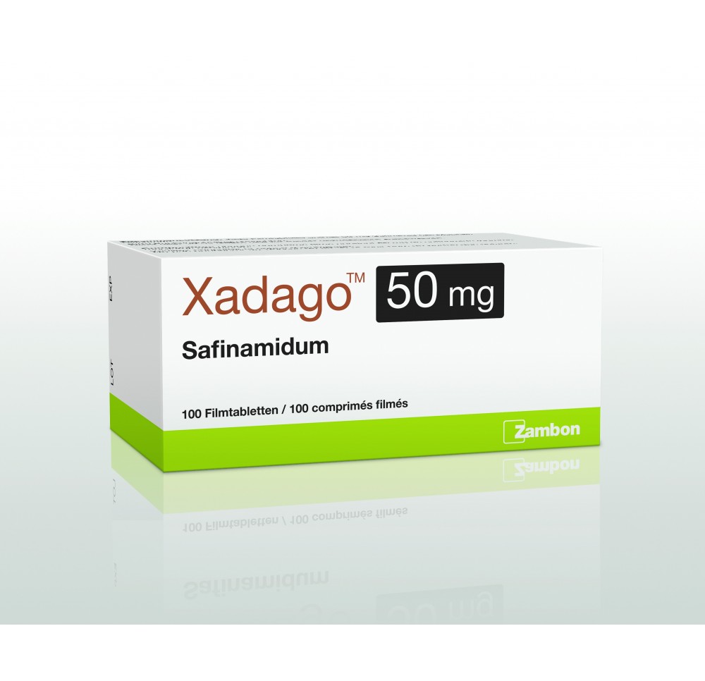 XADAGO cpr pell 50 mg 100 pce