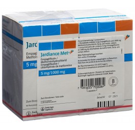 JARDIANCE MET cpr pell 5/1000mg 2 x 90 pce