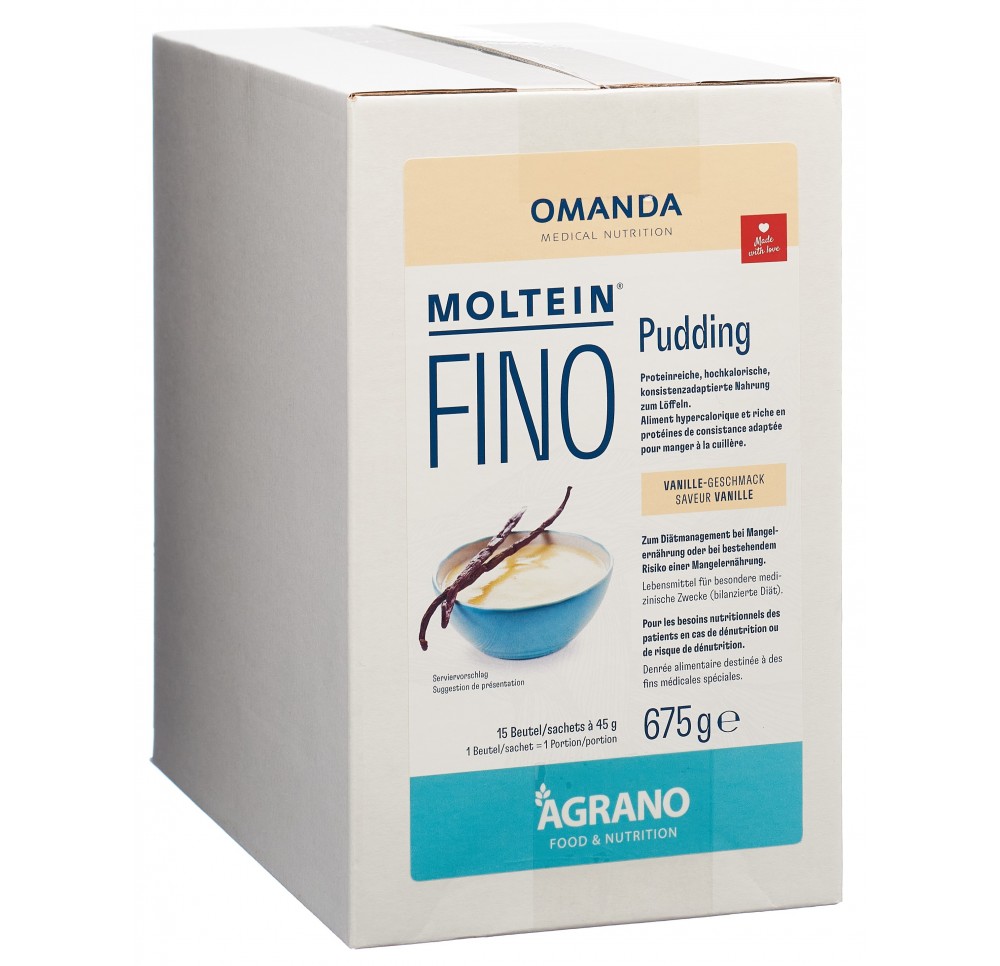 MOLTEIN FINO Pudding vanille 15 sach 45 g