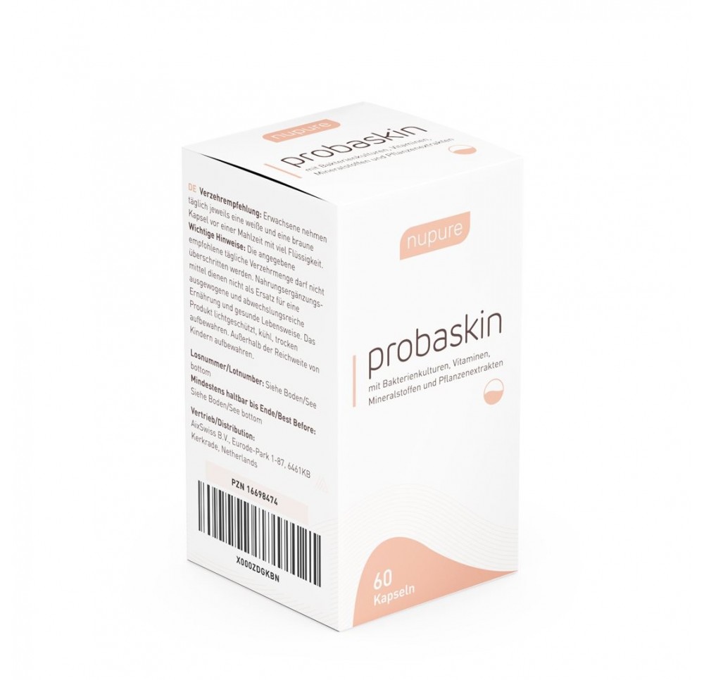 NUPURE probaskin caps acné bout peau impure 60 pce