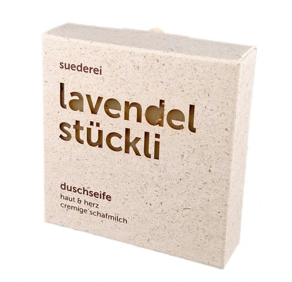 SUEDEREI lavendelstückli box 110 g