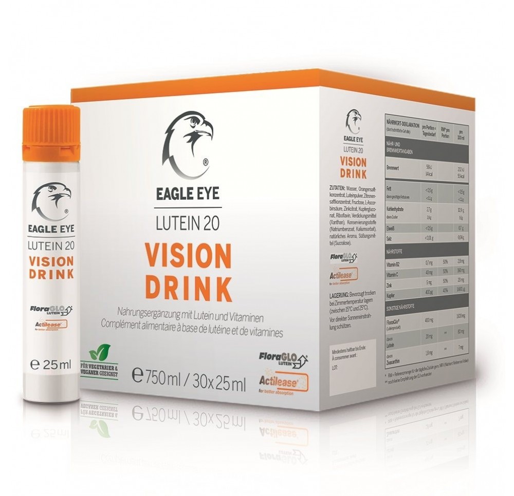 EAGLE EYE lutein 20 vision drink 30 fl 25 ml