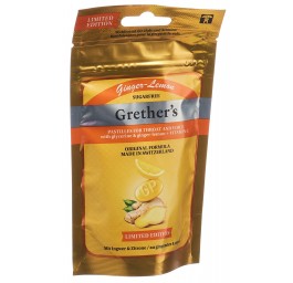 GRETHERS Ginger Lemon Vitamin C past s suc 75 g