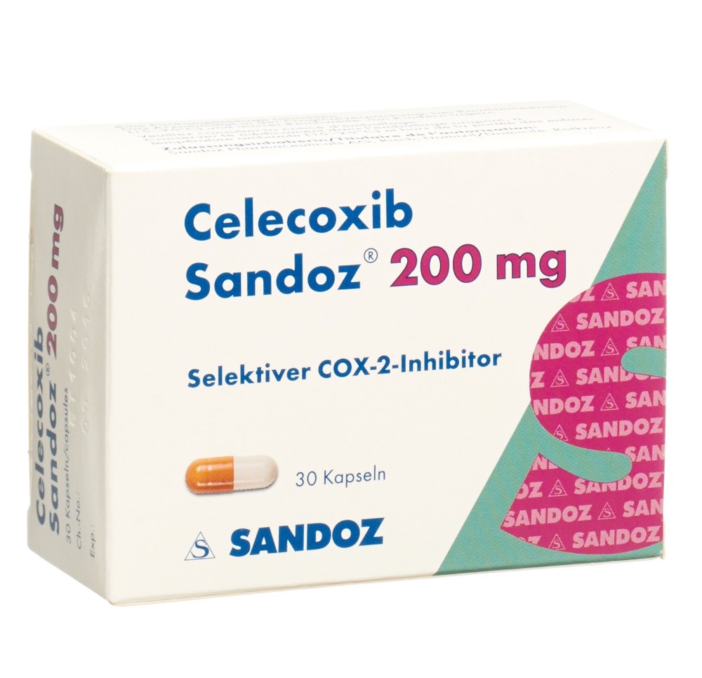 CELECOXIB Sandoz caps 200 mg 30 pce CELECOXIB Sandoz caps 200 mg 30 pce