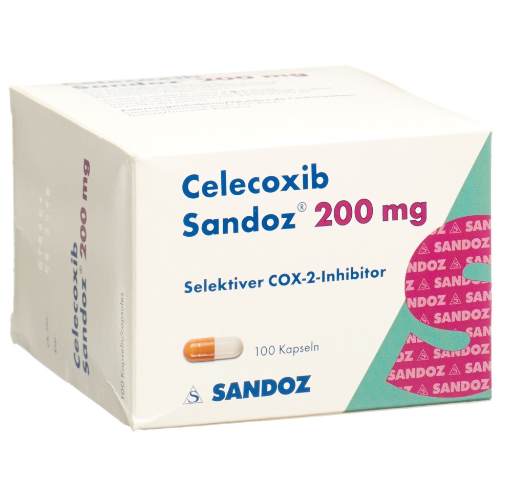 CELECOXIB Sandoz caps 200 mg 100 pce CELECOXIB Sandoz caps 200 mg 100 pce