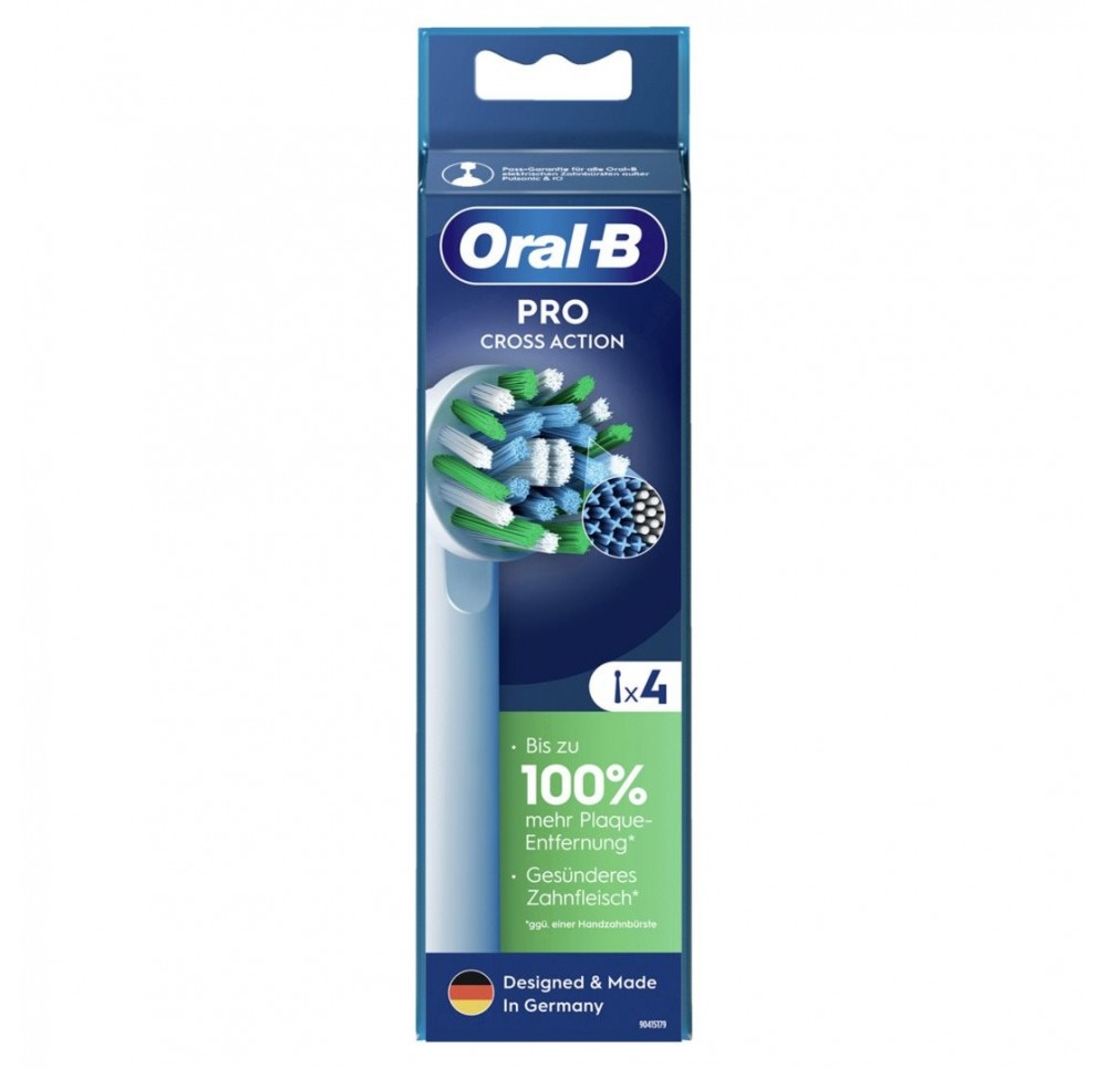 ORAL-B brossette CrossAction Pro 4 pce