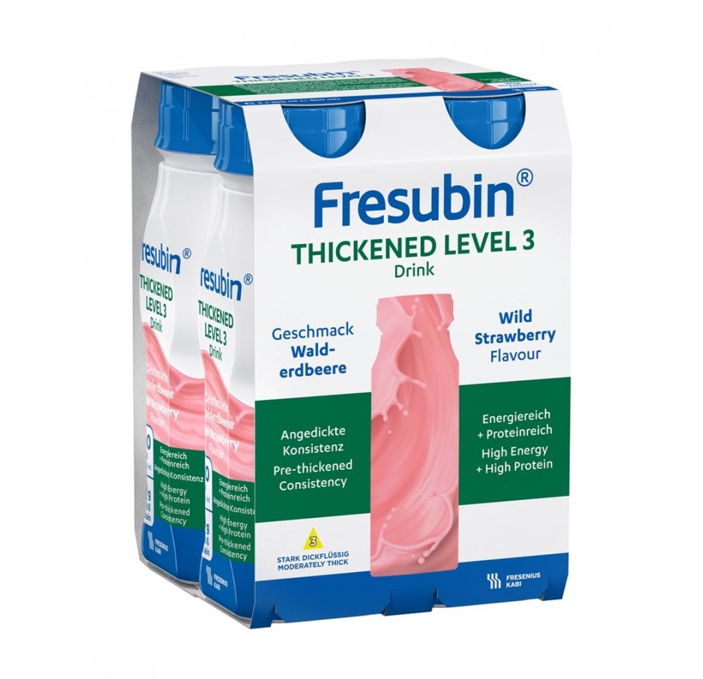 FRESUBIN Thickened Lv 3 frais des bois 4 fl 200 ml