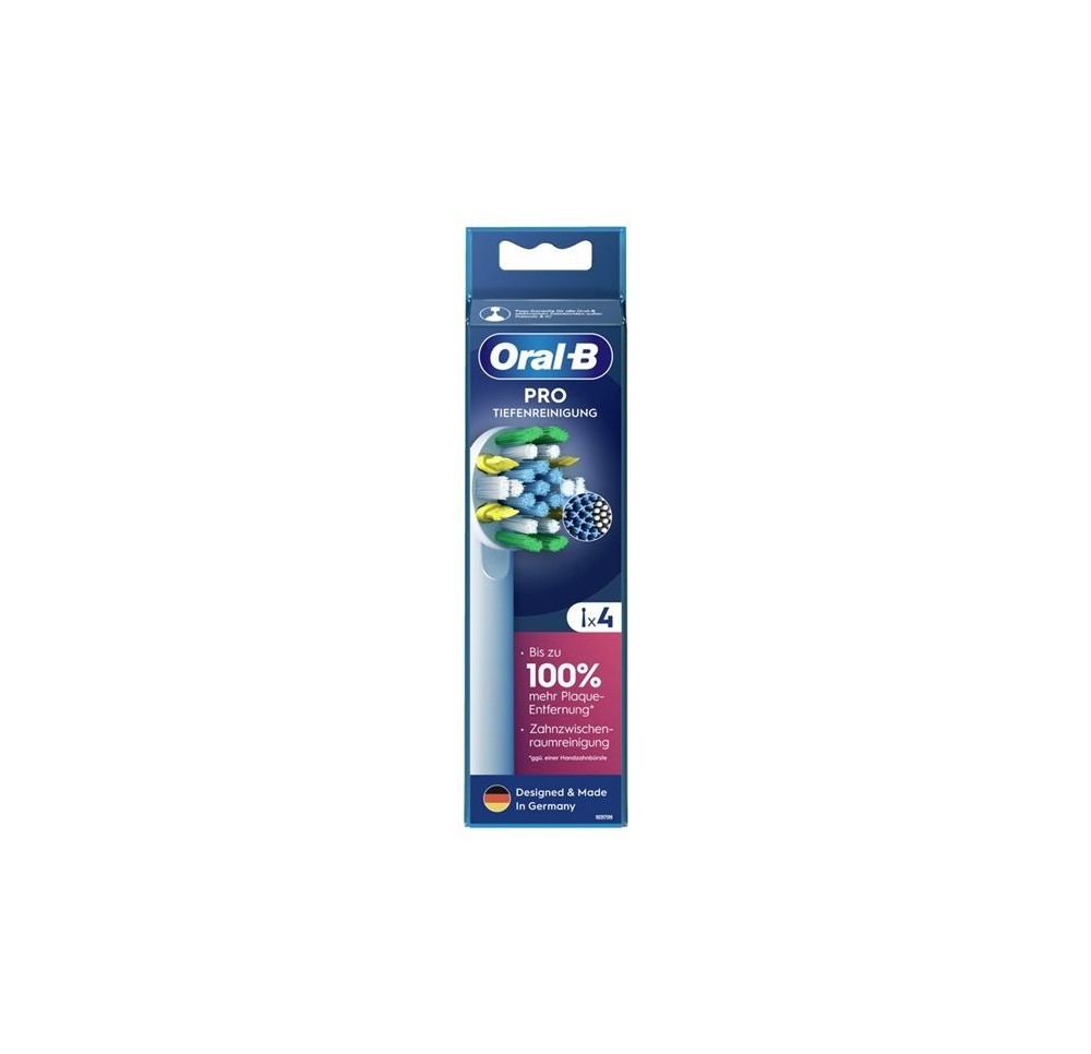 ORAL-B brossette nettoyage profondeur Pro 4 pce