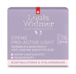 WIDMER crème pro active light s parf 50 ml