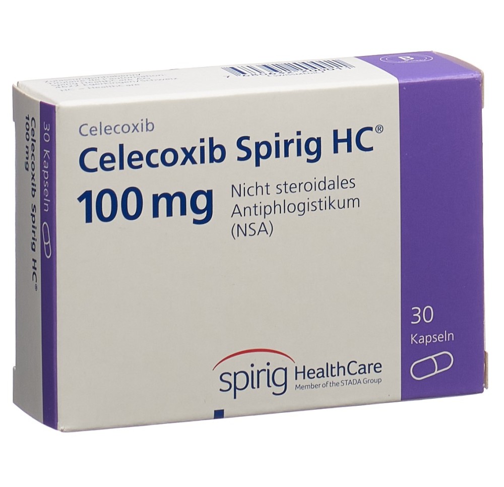 CELECOXIB Spirig HC caps 100 mg 30 pce CELECOXIB Spirig HC caps 100 mg 30 pce