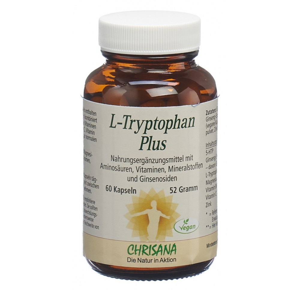 CHRISANA L-Tryptophan Plus caps bte 60 pce